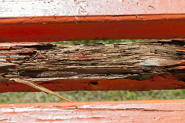 Image showing bench rotten