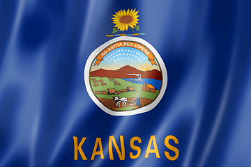 Image showing Kansas flag, USA