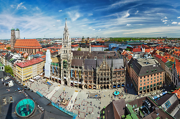 Image showing Aerial view of Munich, Germany