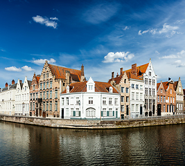 Image showing Bruges canals