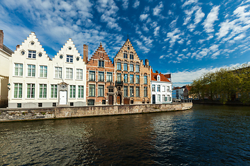 Image showing Bruges canals