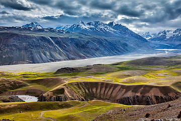 Image showing Himalayan landscape in Himalayas