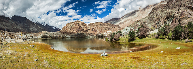 Image showing Lohan Tso - holy lake in Himalayas, India