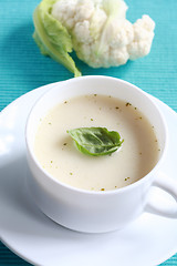 Image showing Cauliflower soup