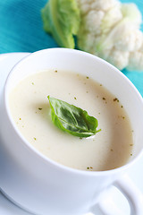 Image showing Cauliflower soup