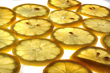 Image showing fresh lemon background