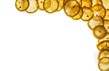 Image showing fresh lemon background