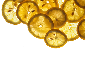 Image showing fresh lemon background