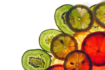 Image showing fresh fruit background