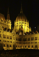 Image showing night scenery in Budapest