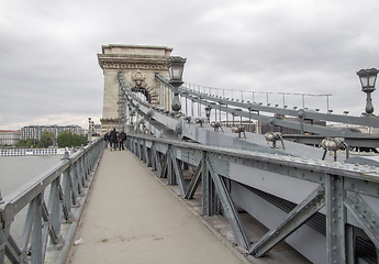 Image showing Chain Bridge in Budapest