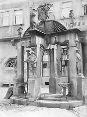 Image showing historic fountain in Wertheim am Main