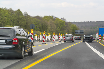 Image showing highway scenery in Southern Germany