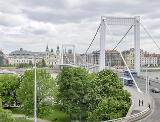 Image showing Elisabeth Bridge in Budapest