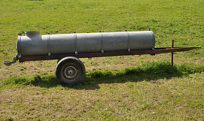 Image showing Watering tank for animals