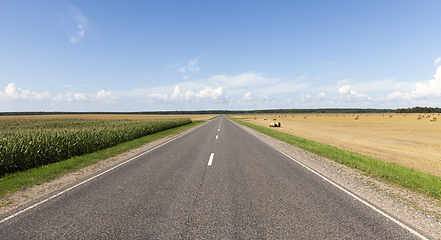 Image showing road asphalt