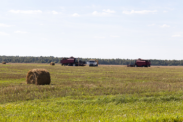 Image showing combine harvester