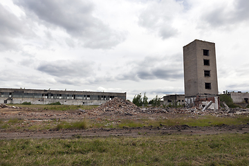 Image showing building destruction