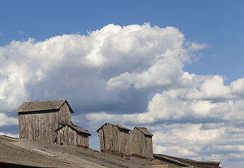 Image showing old wooden superstructure