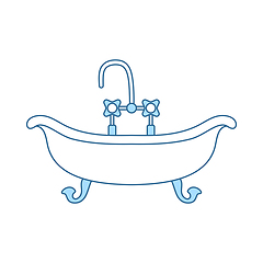 Image showing Bathtub Icon