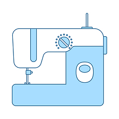 Image showing Modern Sewing Machine Icon