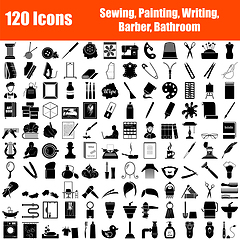 Image showing Set of 120 Icons