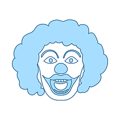 Image showing Party Clown Face Icon