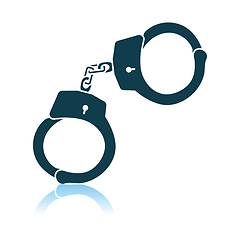 Image showing Police Handcuff Icon