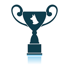 Image showing Dog Prize Cup Icon