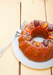 Image showing chestnut cake bread dessert