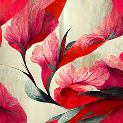 Image showing Watercolor art background. Digital generated wallpaper design wi