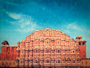 Image showing Hawa Mahal (Palace of the Winds), Jaipur, Rajasthan