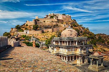 Image showing Kumbhalgarh fort, India