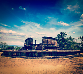 Image showing Ancient Vatadage (Buddhist stupa), Sri Lanka