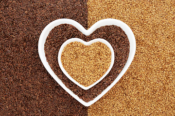 Image showing Highly Nutritious Flax Seed for a Healthy Heart