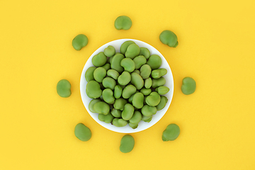 Image showing Broad Beans High in Protein and Dietary Fibre