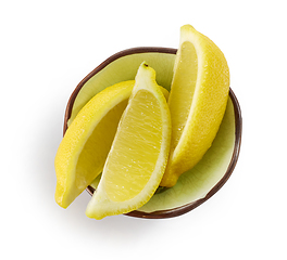 Image showing fresh lemon slices