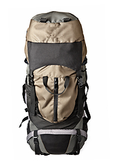 Image showing Trekking backpack isolated