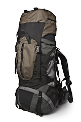 Image showing Trekking backpack isolated