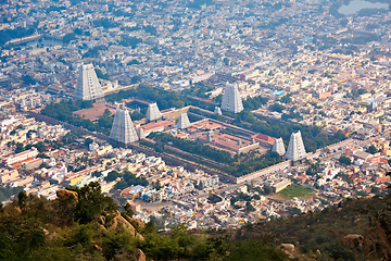 Image showing Town Tiruvannamalai, Tamil Nadu, India