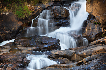 Image showing Athukadu Waterfall