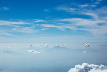 Image showing Mountains in clouds. Kodaikanal, Tamil Nadu