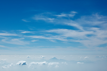 Image showing Mountains in clouds. Kodaikanal, Tamil Nadu