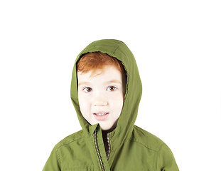 Image showing little red-haired boy