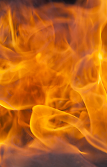 Image showing chaotic orange flames