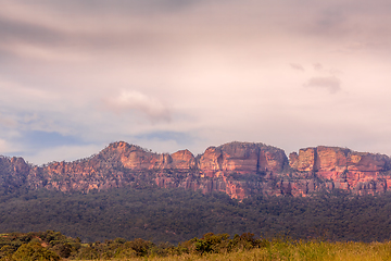 Image showing Capertee Valley Newnes plateau wilderness landscape Australia