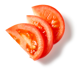 Image showing fresh raw tomato slices