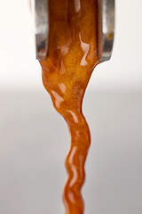 Image showing pouring espresso coffee