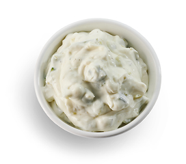 Image showing bowl of tzatziki sauce