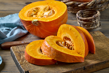 Image showing fresh raw pumpkin